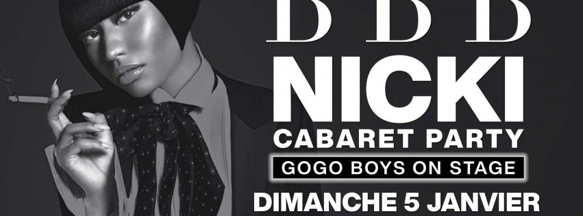 Soiree BBB NICKI Cabaret Party Gogos Boys